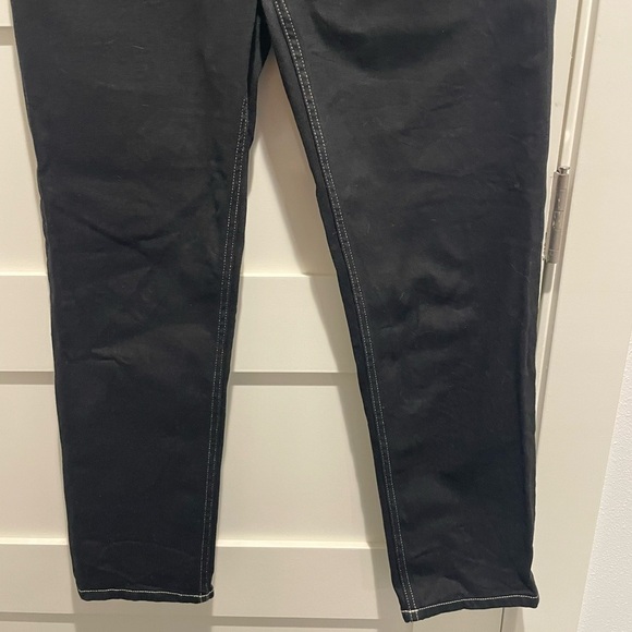 EVERLANE The Cheeky Jean Black with White Stitiching - Picture 5 of 10